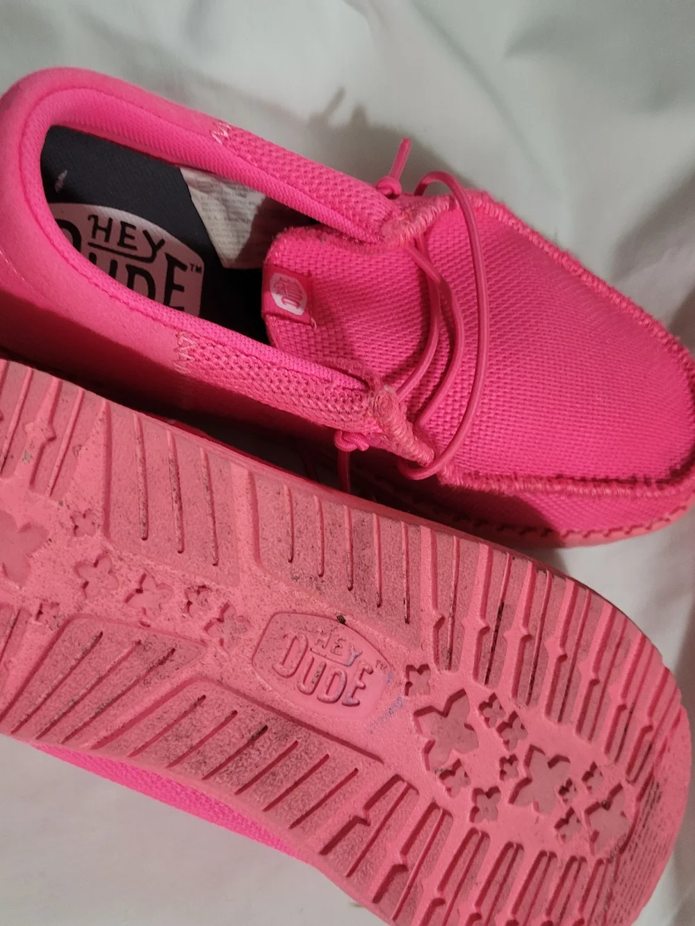 Hey Dude Kid's Pink Casual Lightweight Shoes